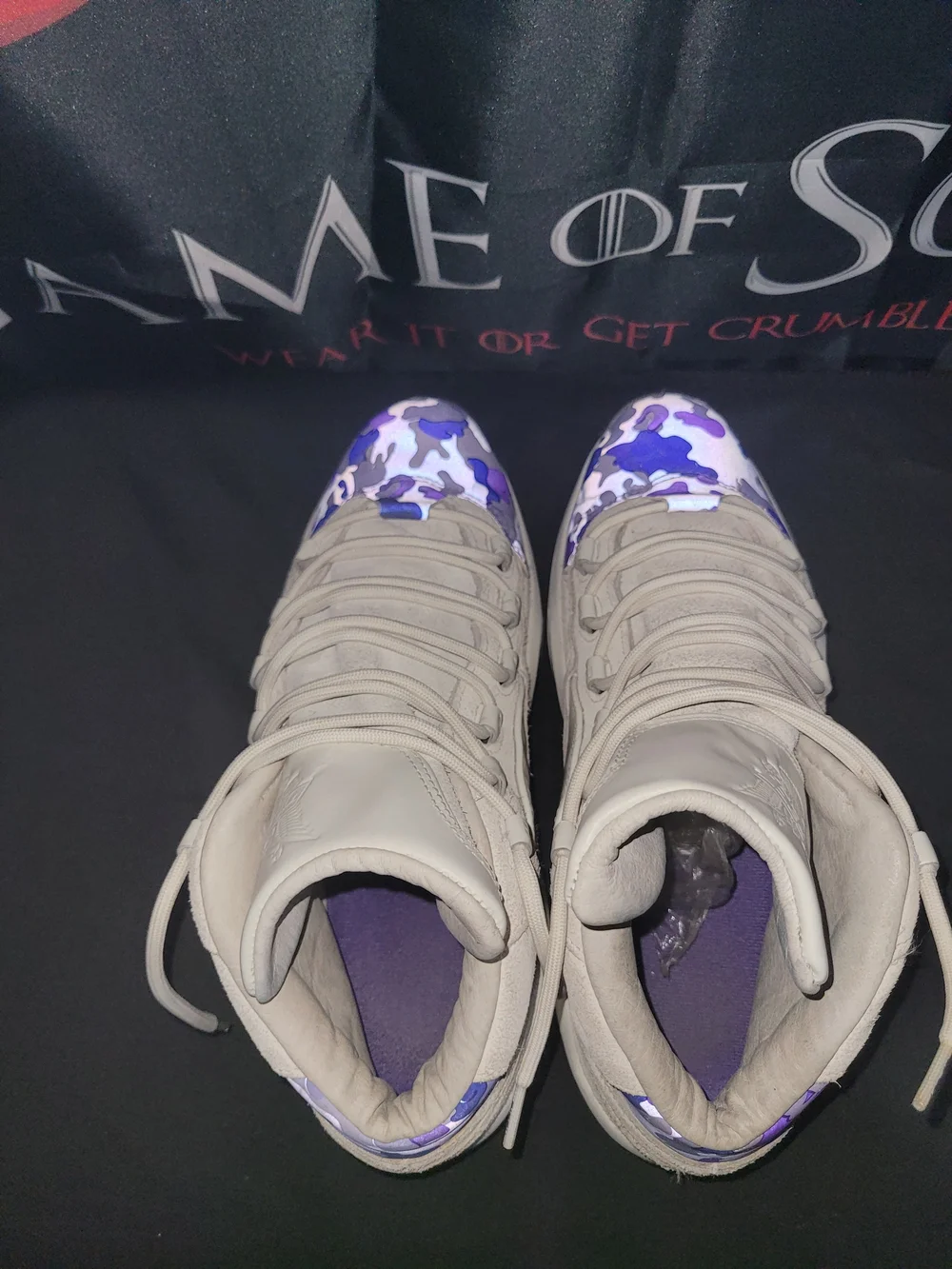 Reebok Question Mid Sneakers Cam'Ron DipSet Purple Camo
